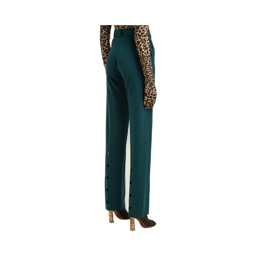Cutout Green Trousers