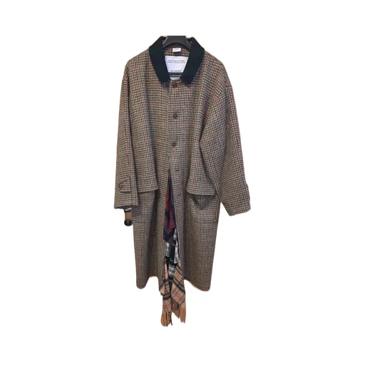 Brown Patchwork Coat