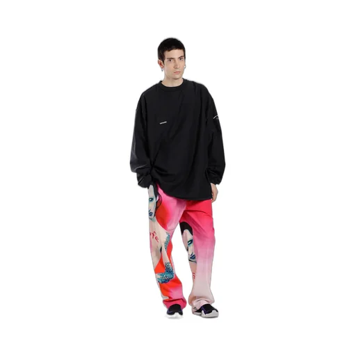 Black Inside Out Sweatshirt