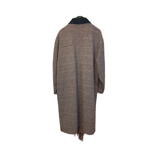 Brown Patchwork Coat