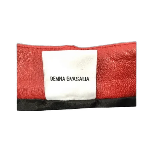 Red Leather Mini Skirt