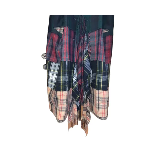 Brown Patchwork Coat
