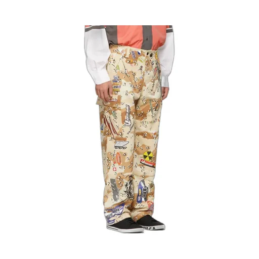 Camo Sticker Cargo Pants