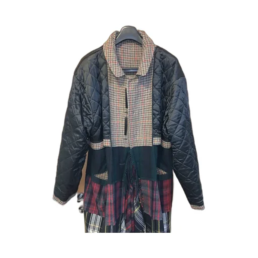 Brown Patchwork Coat