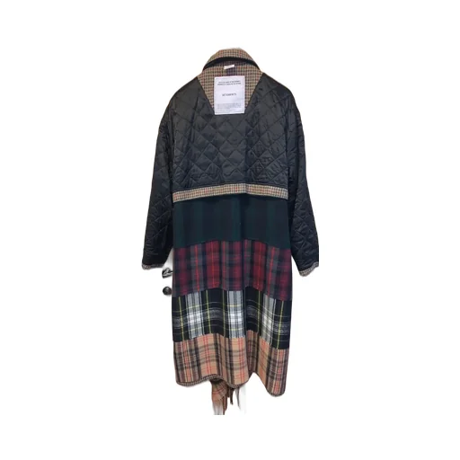 Brown Patchwork Coat
