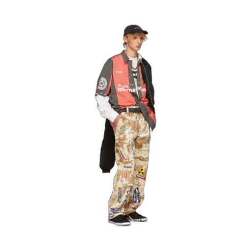 Camo Sticker Cargo Pants
