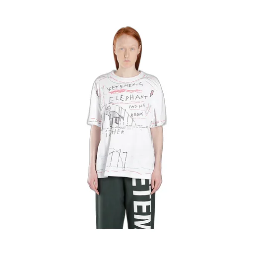 Elephant Print Oversized T-Shirt