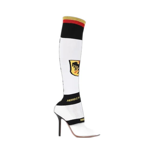 Germany Knit Sock Heel Boots
