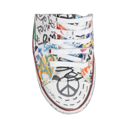 Graffiti Hi Top Sneaker