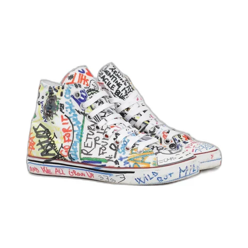 Graffiti Hi Top Sneaker