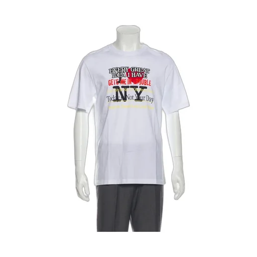 I Love Ny Printed Cotton T-Shirt