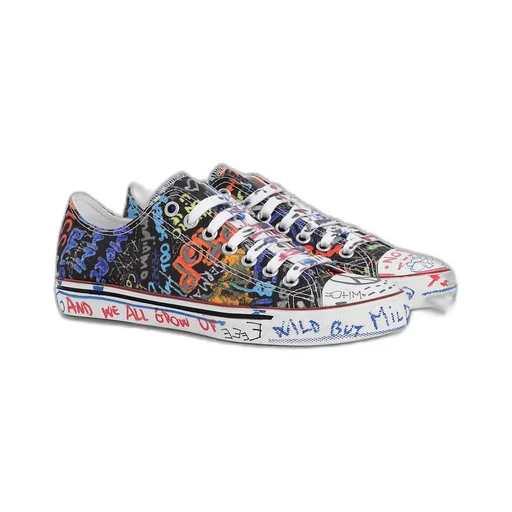 Graffiti Low Top Sneakers