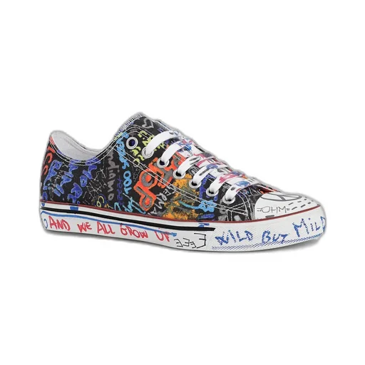 Graffiti Low Top Sneakers