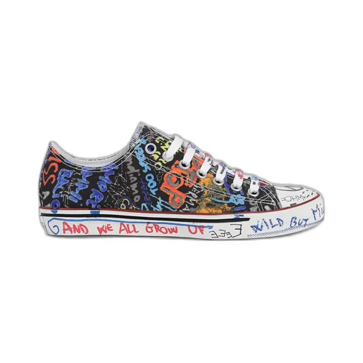 Graffiti Low Top Sneakers
