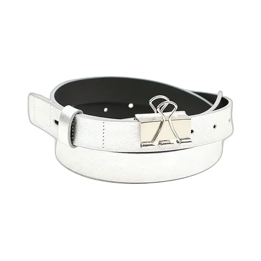 Silver Paperclip Belt