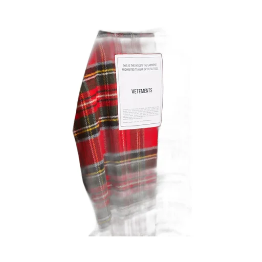 Tartan Plaid Lined Trench Coat