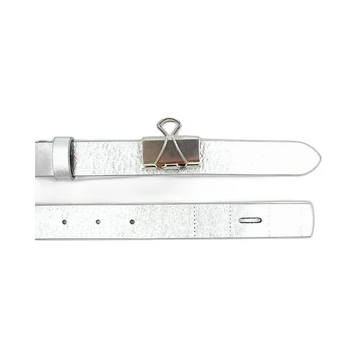 Silver Paperclip Belt
