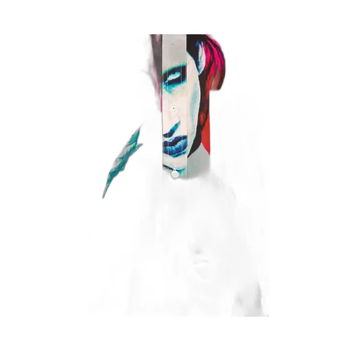 Marilyn Manson Print Button-Down Shirt