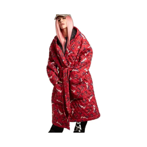 Spiderman Hooded Quilted Coat