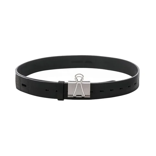 Paperclip Leather Belt