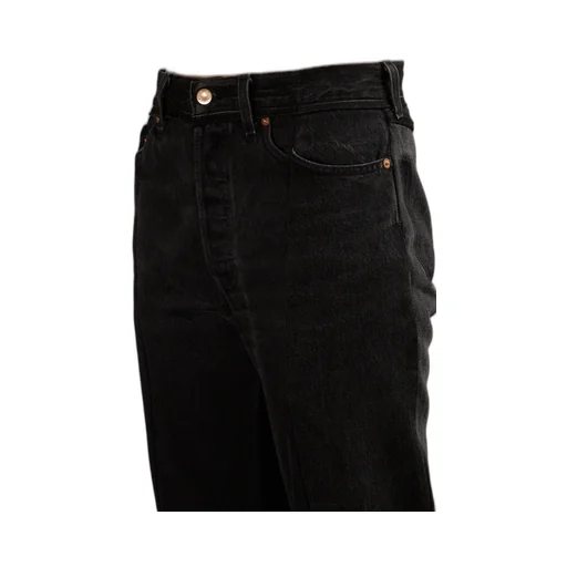 Black Deconstructed Jeans