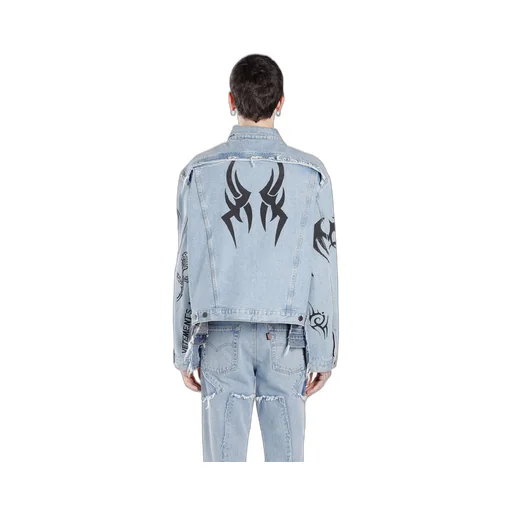 Tribal Deconstructed Denim Jacket
