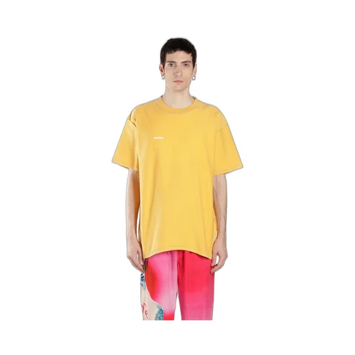 Yellow Inside Out Cotton T-Shirt