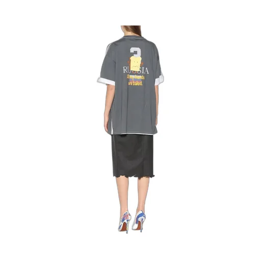 Stop Looking At My Shirt Oversized T-Shirt