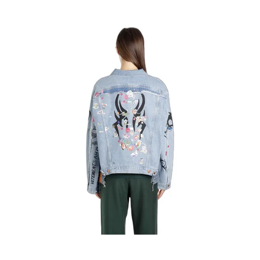 Tribal Deconstructed Denim Jacket