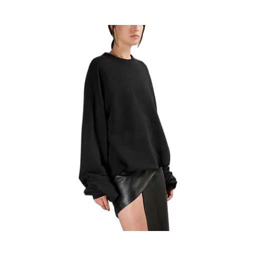 Black Oversized Sweatshirt