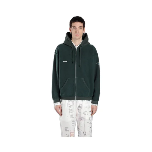 Zip Up Inside Out Hoodie