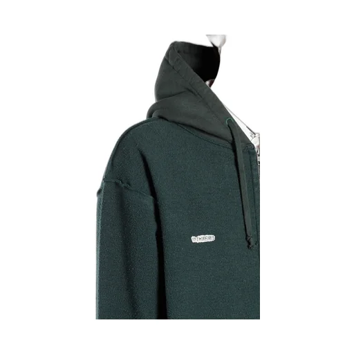 Zip Up Inside Out Hoodie