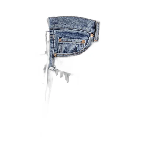 Tribal Deconstructed Maxi Denim Skirt