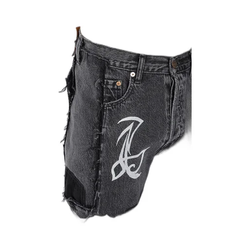Tribal Deconstructed Jeans Grey