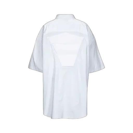 Oversized White Padded Shirt