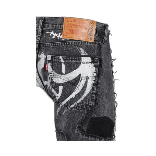 Tribal Deconstructed Jeans Grey