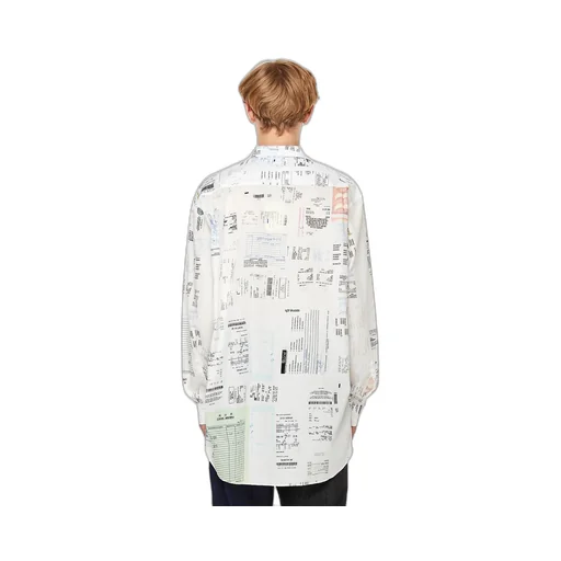 White Printed Shirt