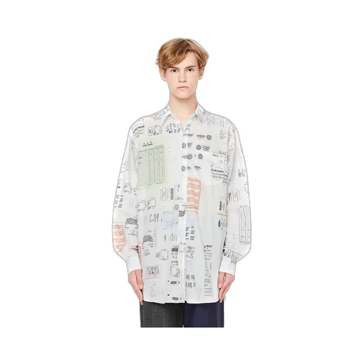 White Printed Shirt
