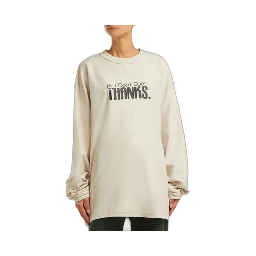 Thanks Inside Out Oversized Sweatshirt