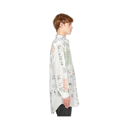 White Printed Shirt