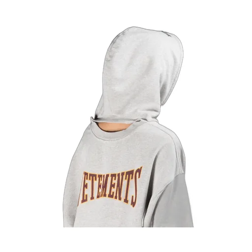 Backwards Grey Hoodie