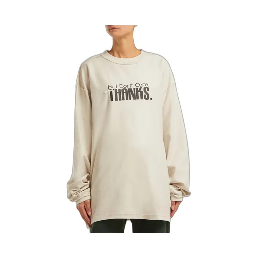 Thanks Inside Out Oversized Sweatshirt