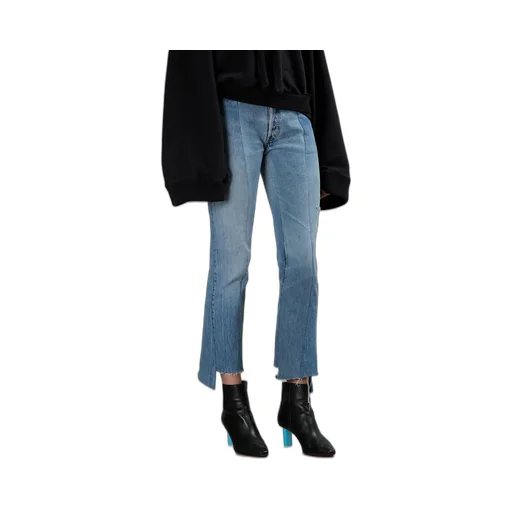 Blue Patchwork Jeans