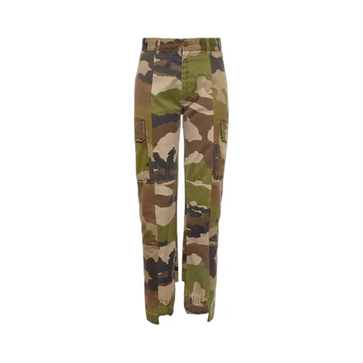 Camo Patchwork Cargo Trousers