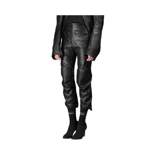 Leather Biker Trousers