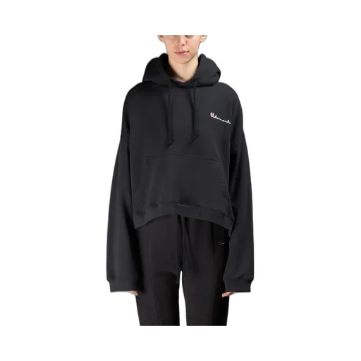 Black Champion Metal Logo Hoodie