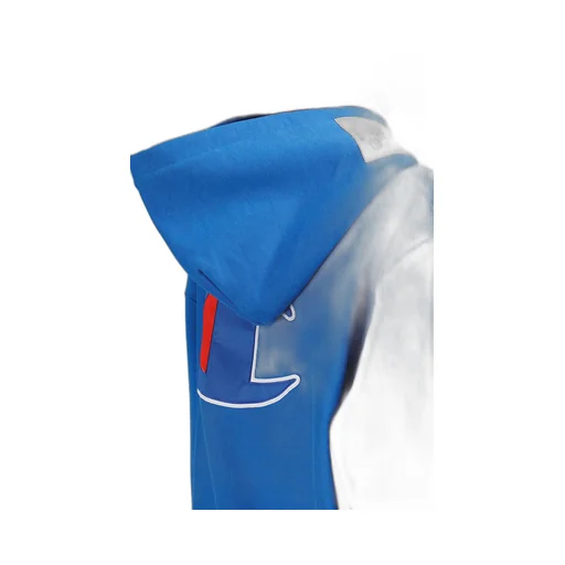 Blue Open Shoulder Champion Hoodie
