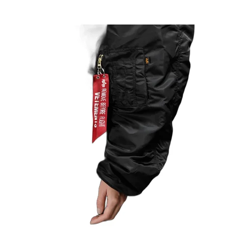 Alpha Reversible Cropped Bomber Jacket