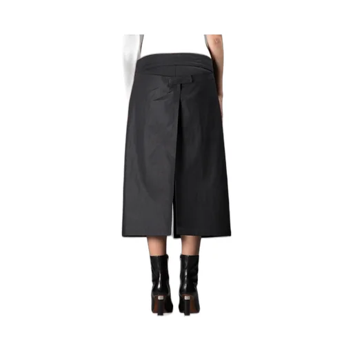 Black Cargo Skirt