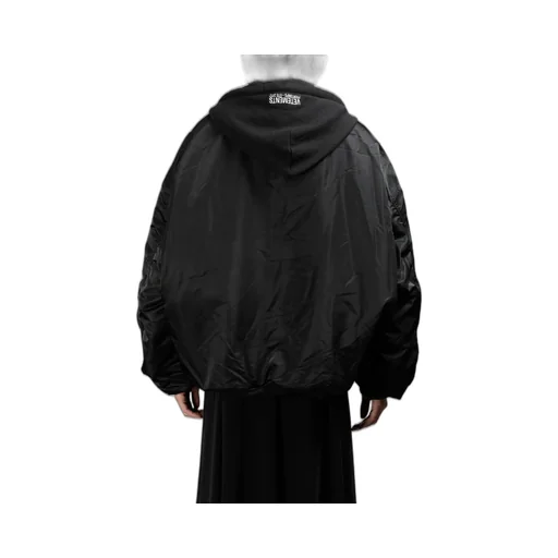 Alpha Reversible Cropped Bomber Jacket